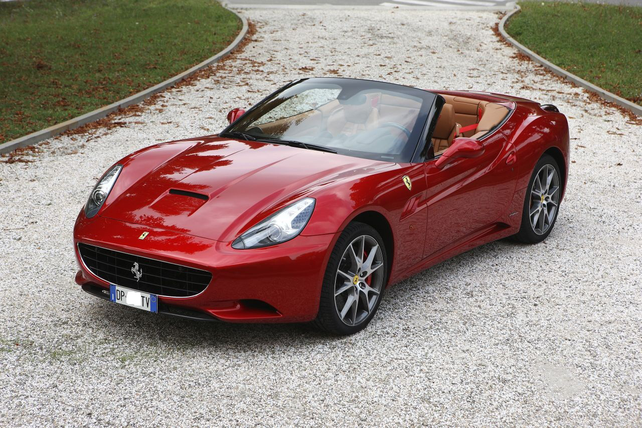 ferrari california test drive roma